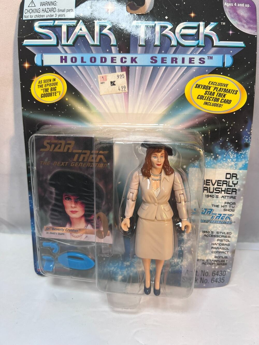1995 Playmates - Star Trek - Dr. Beverly Crusher 1940's Attire - Holodeck Series